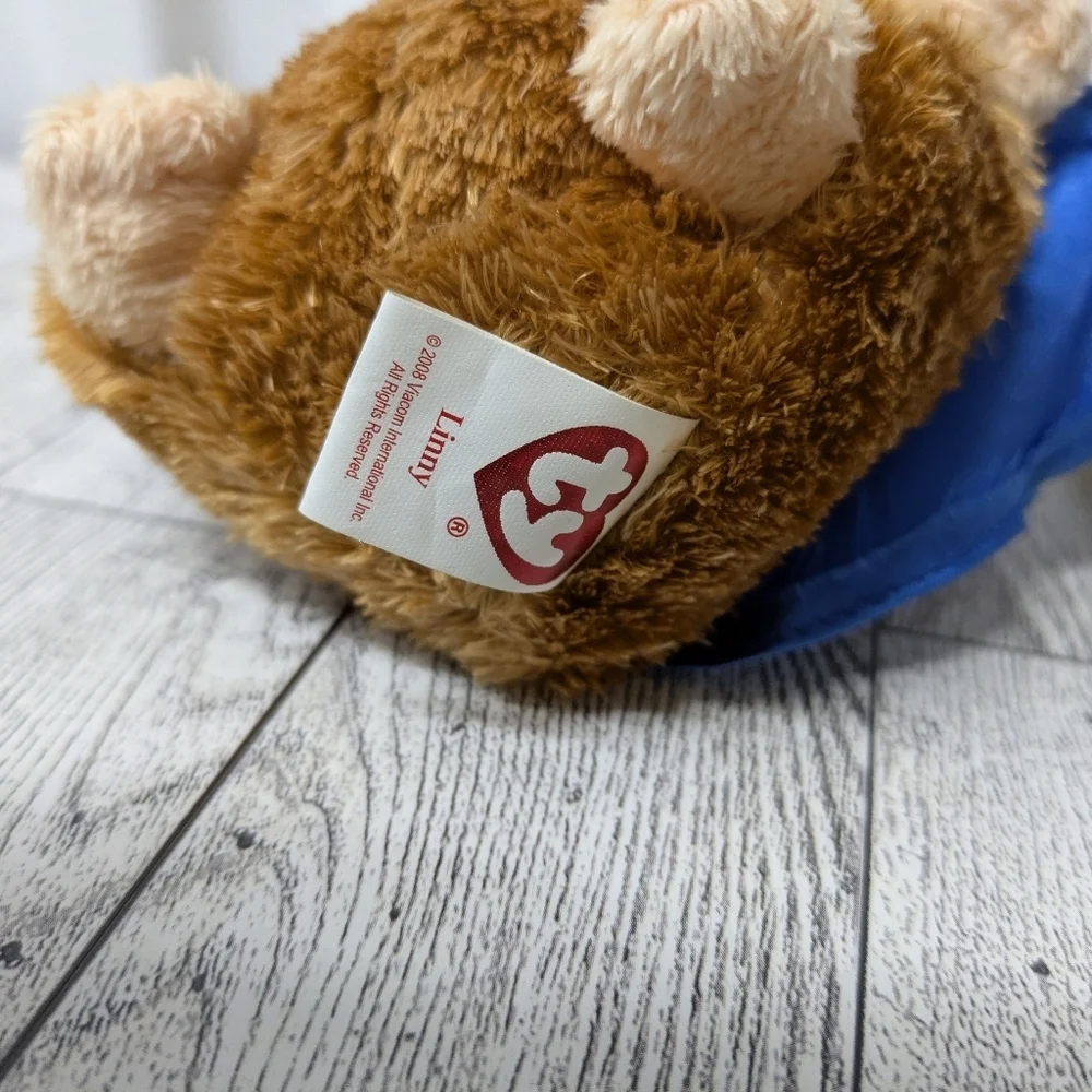 Ty Plush Hamster Toy in Brown and Cream